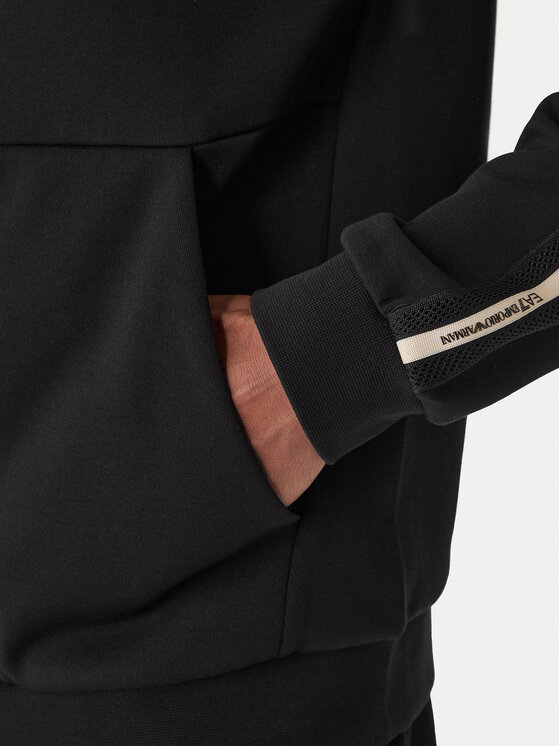 EA7 Emporio Armani EA7 Emporio Armani Суитшърт 7M001479 AF12660 UC001 Черен Regular Fit