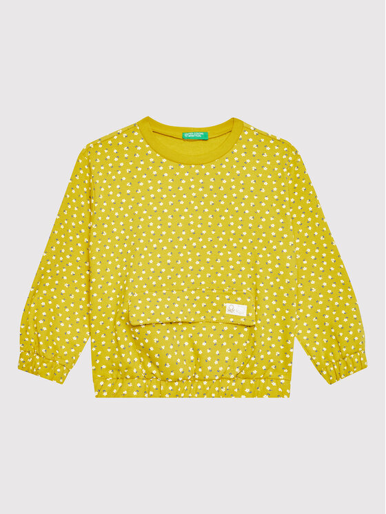 United Colors Of Benetton United Colors Of Benetton Džemperis 3KFUG104Z Žalia Regular Fit