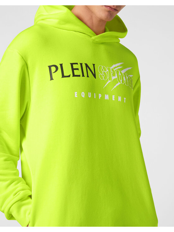 Plein Sport Plein Sport Bluza 13111 Zielony Regular Fit