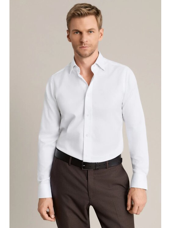 Lancerto Lancerto Koszula Venturi KO073126000055 Biały Slim Fit