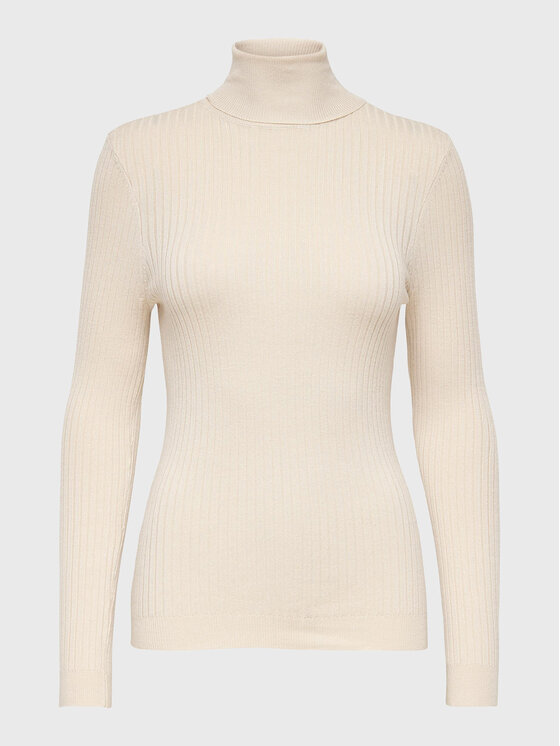 ONLY ONLY Dolčevita Karol 15165075 Bež Slim Fit