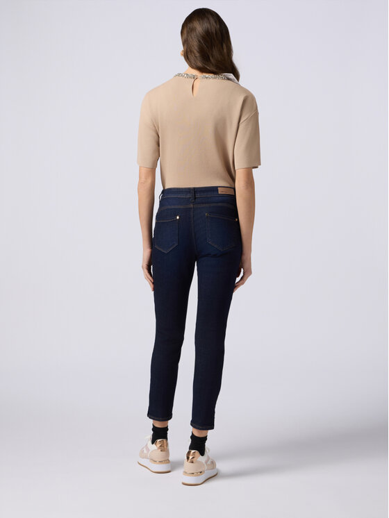 Oltre Oltre Jeans P496R008186N034 Blu Skin Fit