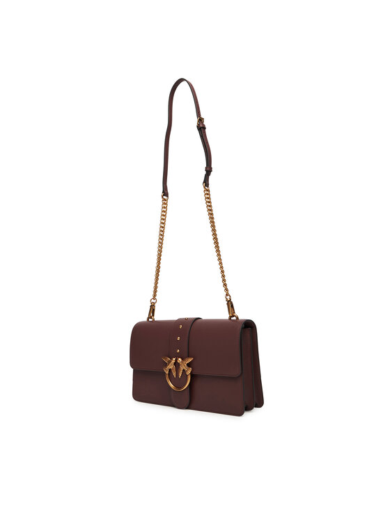 PINKO PINKO Torbica Love One Classic ST.CL Al 25-26 PLTT 105857 A0F1 Tamnocrvena
