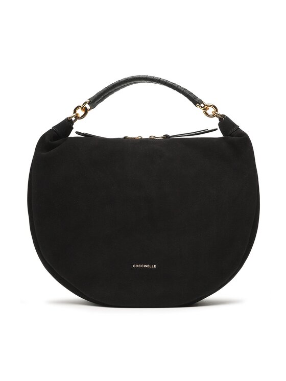 Coccinelle Ročna torba N5H Coccinellemaelody Suede E1 N5H 13 01 01 Črna