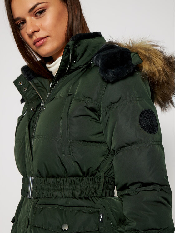Pepe Jeans Daunenjacke Moli PL401870 Grün Regular Fit • Modivo.de