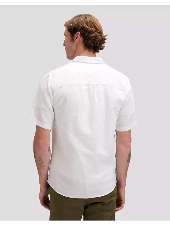 Lee Lee Koszula SSSHIRT Biały Regular Fit