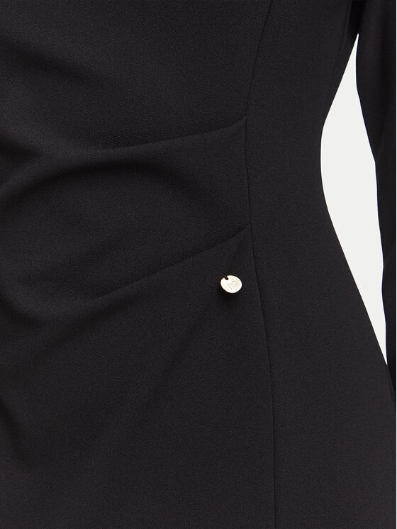 Rinascimento Rinascimento Večerní šaty CFC0131074003 Černá Slim Fit