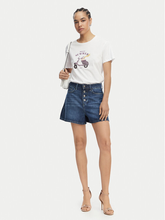 Liu Jo Liu Jo Jeans kratke hlače UA6169 DS079 Modra Regular Fit