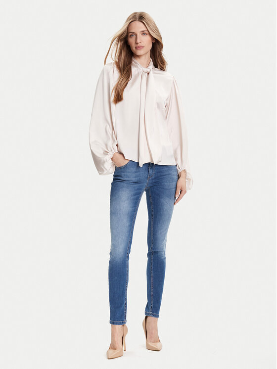 Rinascimento Rinascimento Majica CFC0126202003 Bijela Loose Fit