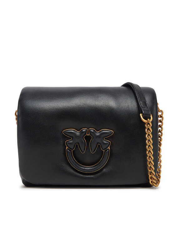 PINKO PINKO Дамска чанта Love Click Puff Baby 101584 A10F Черен