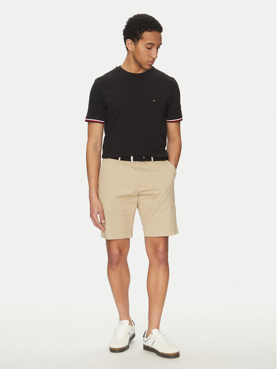 Tommy Hilfiger Tommy Hilfiger Шорти з тканини Harlem MW0MW23568 Бежевий Regular Fit