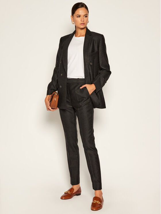 Victoria Victoria Beckham Victoria Victoria Beckham Zakó Button 2420WJK002009A Szürke Regular Fit