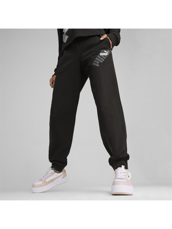 Puma Puma Spodnie dresowe 677895 Czarny Regular Fit