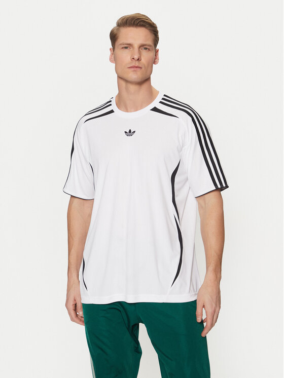 adidas adidas T-Shirt adicolor Teamgeist JP1113 Biały Loose Fit