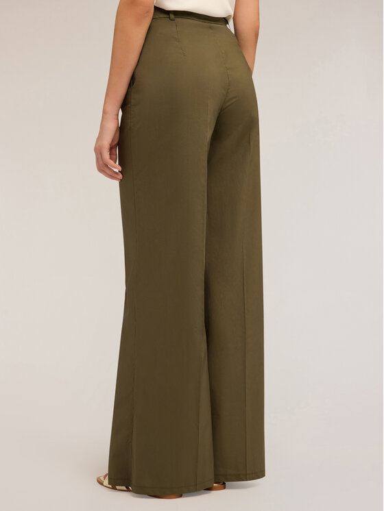 Motivi Motivi Pantaloni di tessuto P004Q104343N035 Verde Over Fit