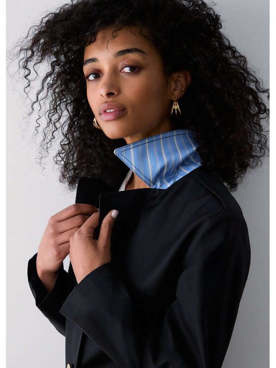 Liu Jo Liu Jo Trench WA6532T3929U9060 Nero Regular Fit