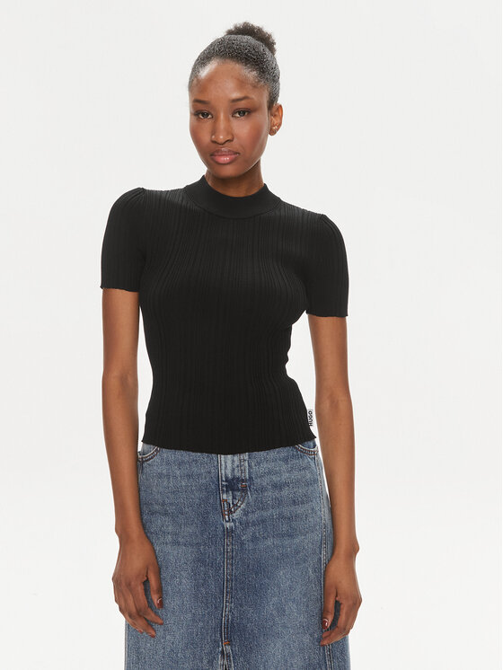 HUGO Hugo Halenka Sarpharim 50514269 Černá Slim Fit