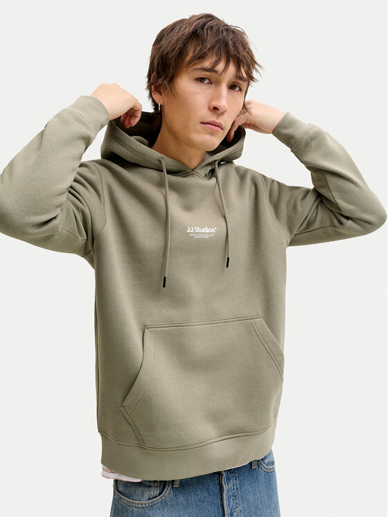 Jack & Jones Jack & Jones Bluză Soho 12278789 Verde Regular Fit