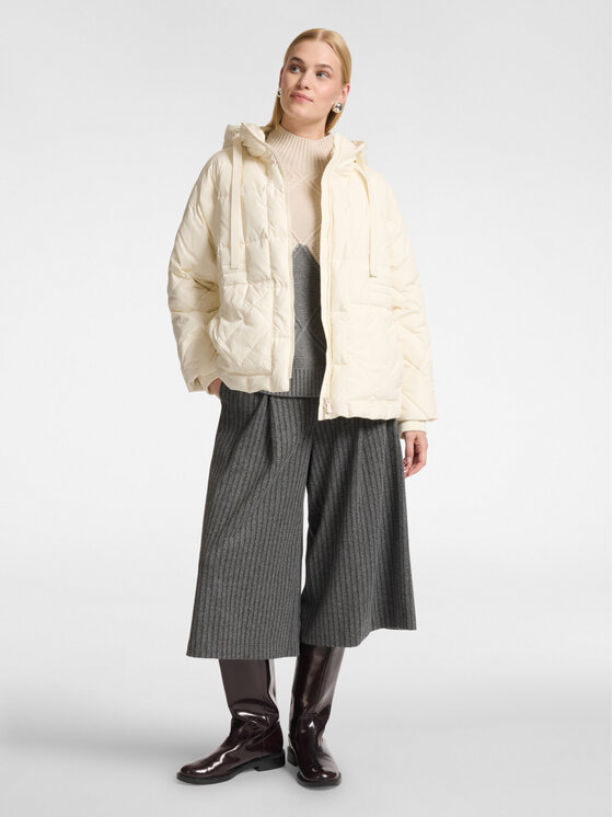 Elena Mirò Elena Mirò Giubbotto piumino F801Z100045N011 Bianco Over Fit