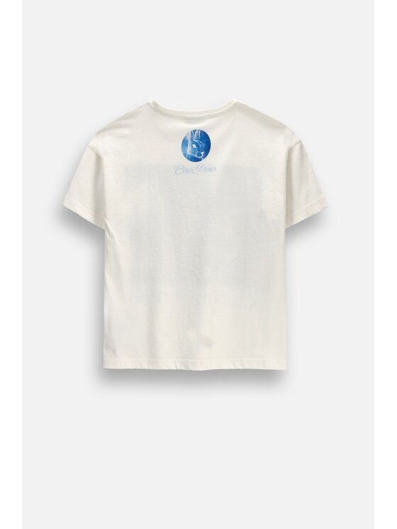 Coccodrillo Coccodrillo T-Shirt ZC6143201LGW-003 Krémová Regular Fit