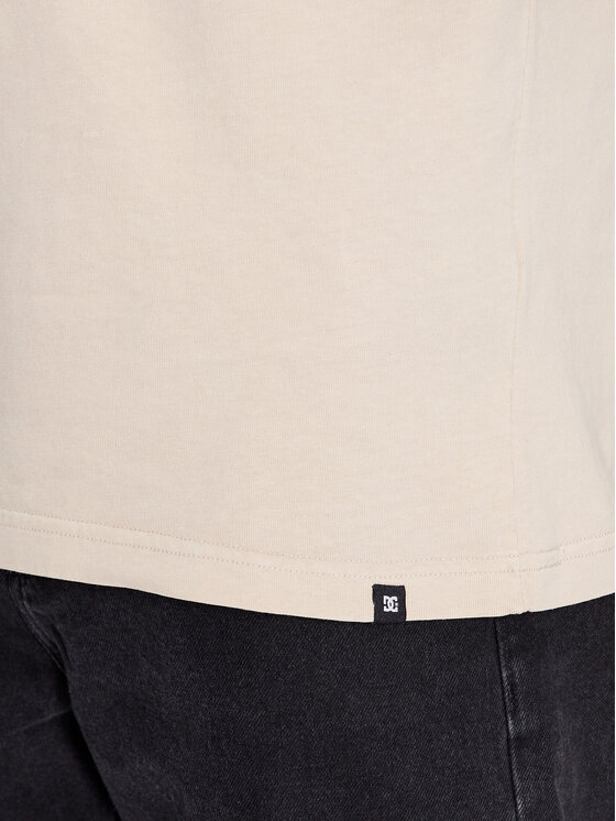 DC Shoes DC Shoes Тишърт Defiant Tees ADYZT05309 Бежов Regular Fit