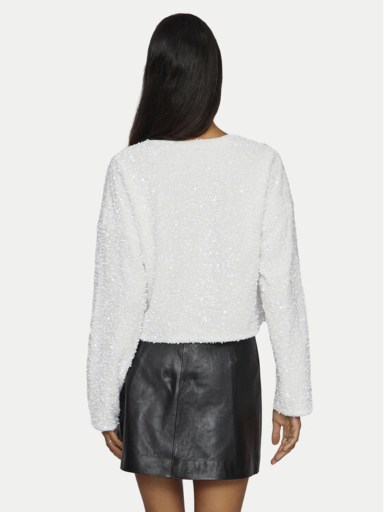 Vila Vila Блуза Aria 14103735 Бял Regular Fit
