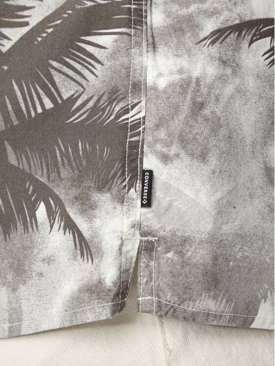 Converse Converse Cămașă M Aop Resort Shirt 10026435-A01 Negru Regular Fit