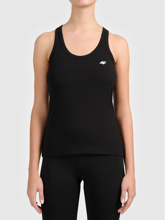 4F 4F Top 4FWMM00TSLEF300 Czarny Active Fit
