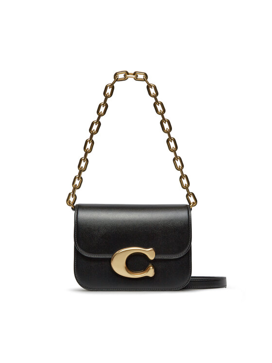 Coach Coach Rankinė Lux Calf Idol Bag CM557 Juoda