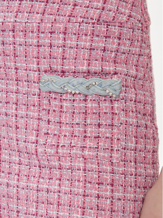 Liu Jo Liu Jo Mini sukňa MA4183 T4440 Ružová Regular Fit