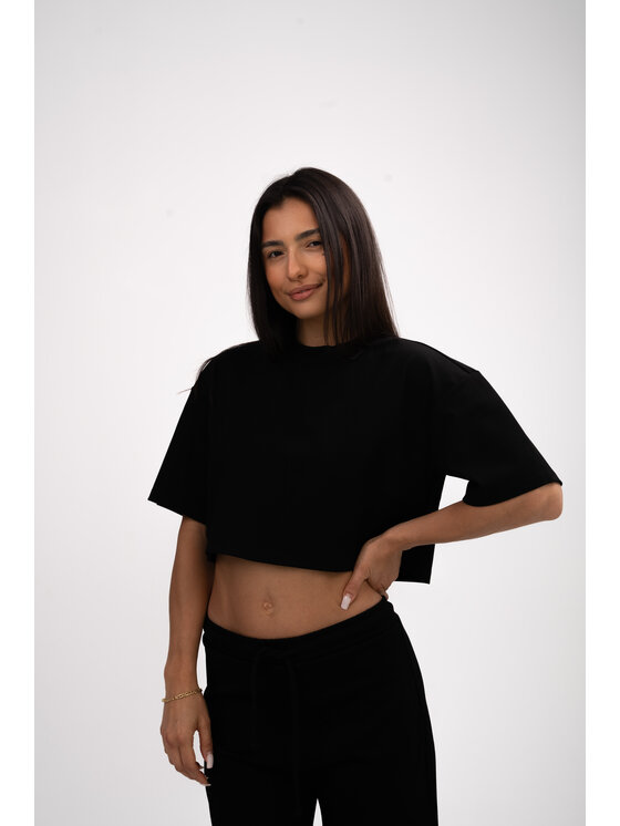 MAI MAI T-Shirt AURA Czarny Oversize