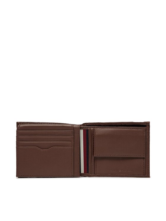 Tommy Hilfiger Tommy Hilfiger Портфейл Th Central Cc Flap And Coin AM0AM11856 Кафяв