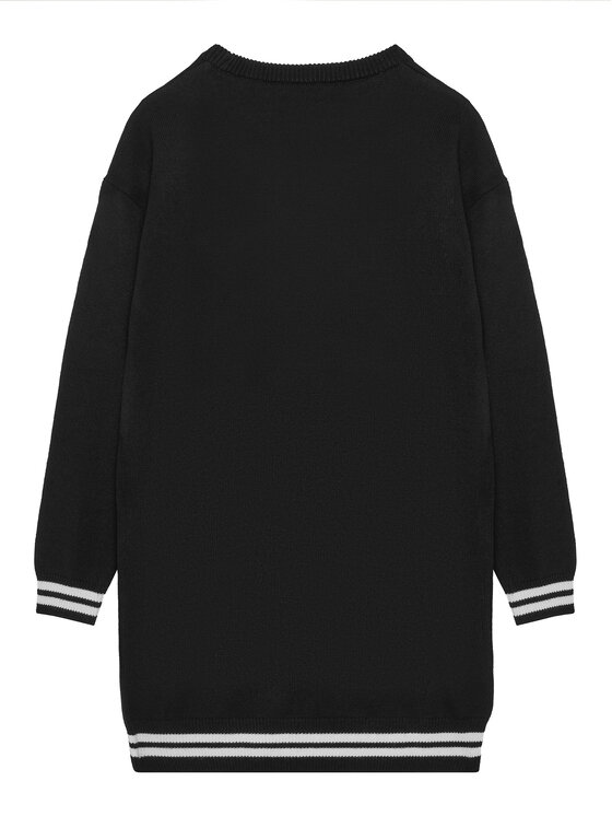 Guess Guess Džemper haljina J5YK09 Z3OF0 Crna Regular Fit