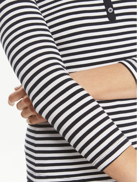 Tommy Hilfiger Tommy Hilfiger Блуза WW0WW41995 Тъмносин Slim Fit