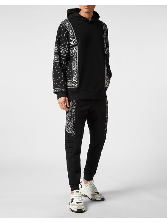 PHILIPP PLEIN PHILIPP PLEIN Bluza 22861 Czarny Regular Fit
