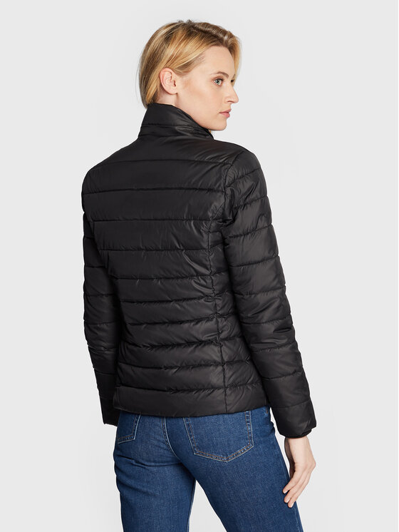 Tommy Jeans Tommy Jeans Átmeneti kabát Basic DW0DW13741 Fekete Regular Fit