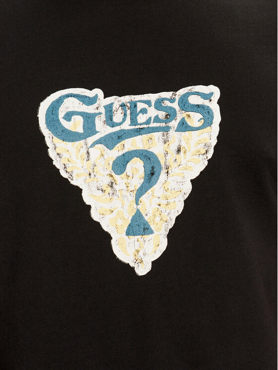 Guess Guess Majica M4BI44 I3Z14 Črna Slim Fit