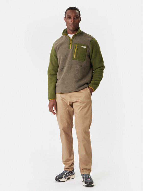 The North Face The North Face Fleecejacke Yumiori NF0A883S Khakifarben Regular Fit