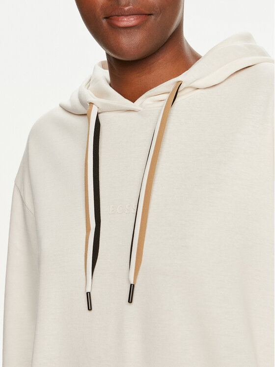 BOSS Boss Felpa CP Stripe 50524760 Écru Regular Fit
