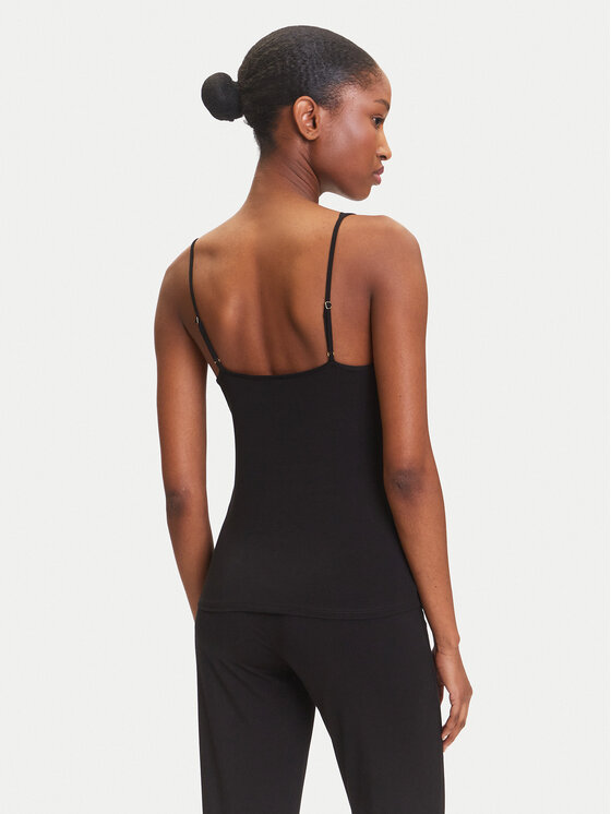 BOSS BOSS Pyžamový top Peony 50545590 Černá Regular Fit