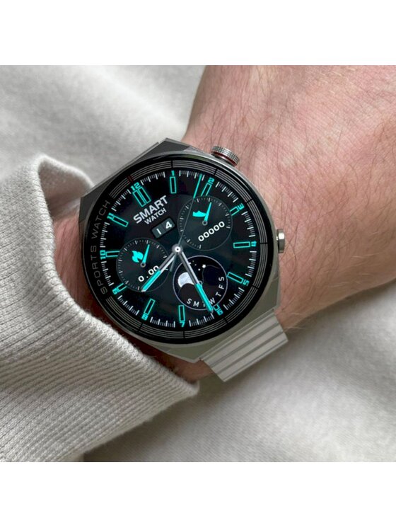 Rubicon Rubicon Smartwatch SMARUB195 Srebrny