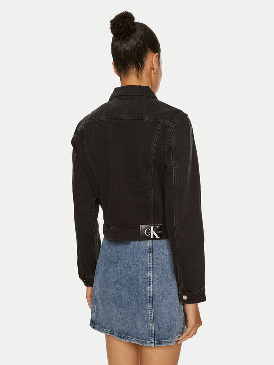 Calvin Klein Jeans Calvin Klein Jeans Джинсова куртка 90's J20J221257 Чорний Regular Fit