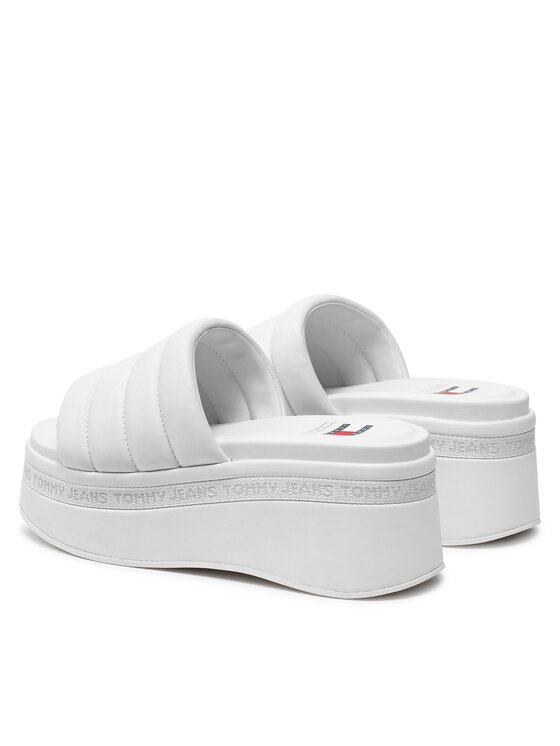 Tommy Jeans Tommy Jeans Šlepetės Tjw Wedge Sandal EN0EN02455 Écru
