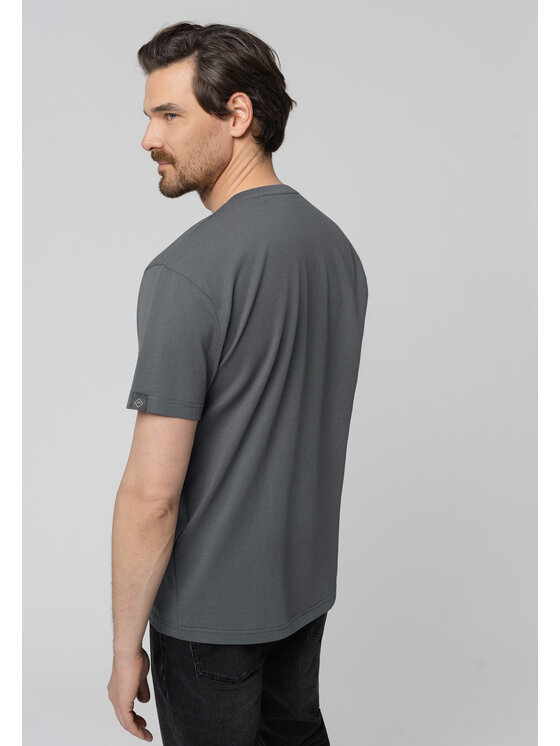 Volcano Volcano T-Shirt T-CARB Czarny Regular Fit