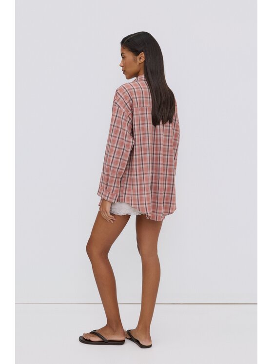 Estro Estro Camicia ER00119776 Rosa Oversize