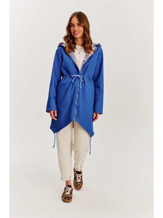NAOKO NAOKO Parka Morning Hills Niebieski Regular Fit