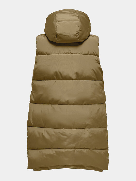 ONLY ONLY Bezrękawnik 15300259 Brązowy Regular Fit