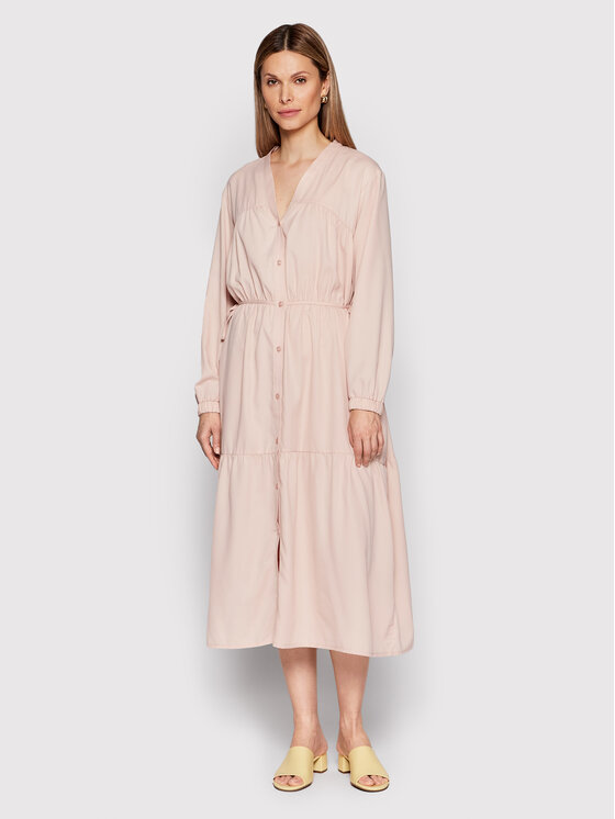 Makia Vsakodnevna obleka Aria W75048 Roza Loose Fit