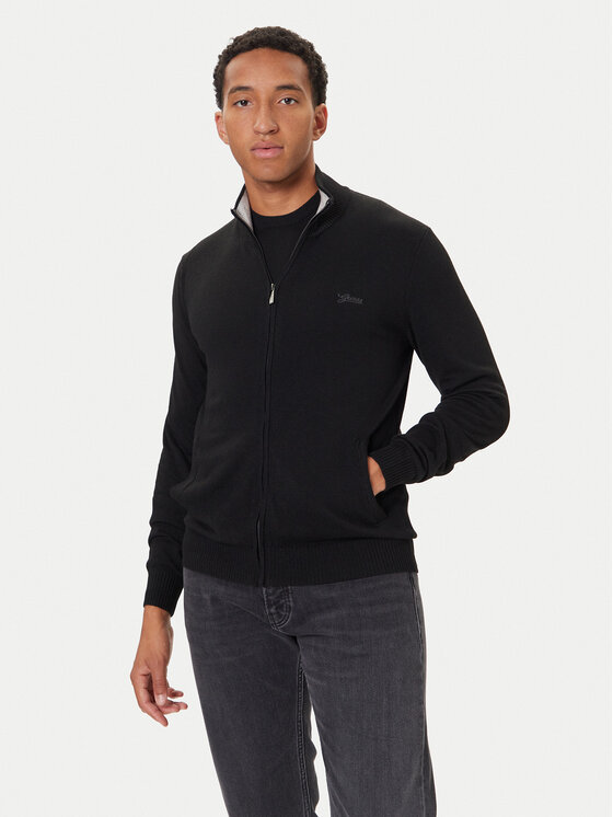 Guess Guess Cardigan M5YR28 Z0122 Negru Slim Fit