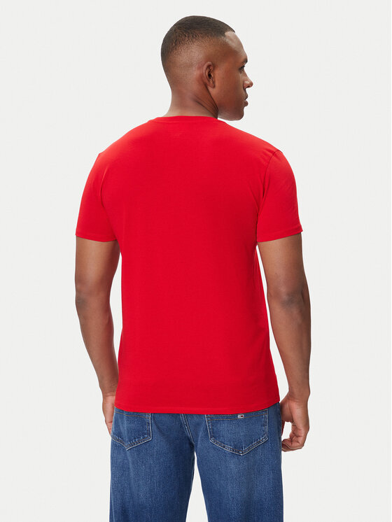 Lacoste Lacoste T-Shirt TH6710 Červená Regular Fit